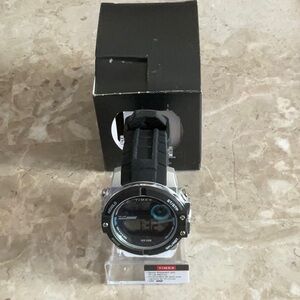 Timex Black and Silver Digital Sports Watch
